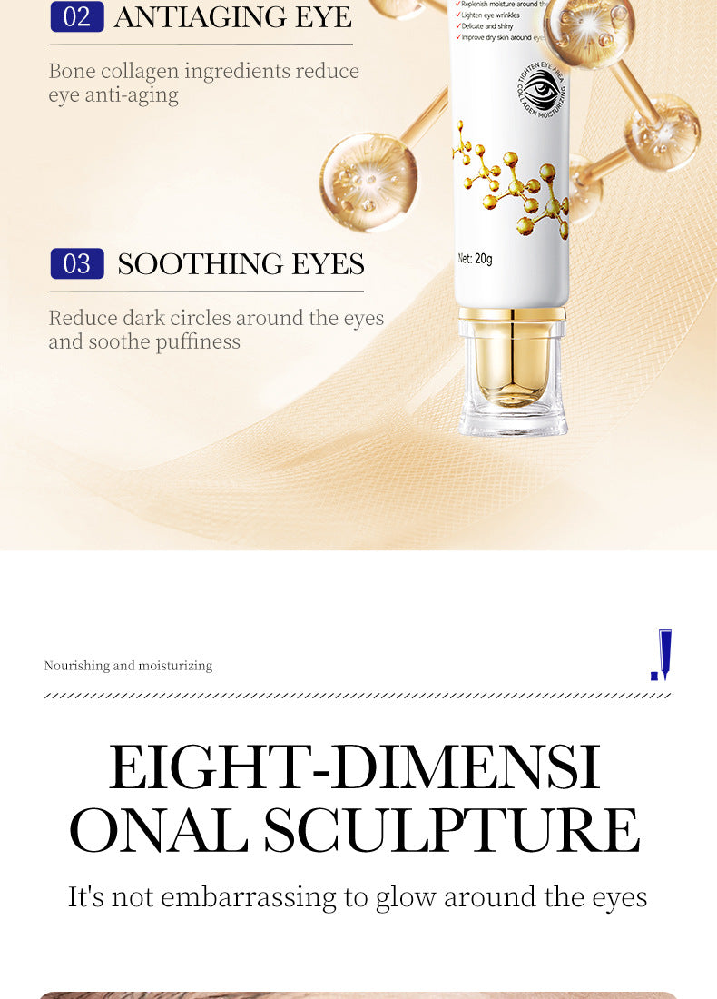 1/2pcs  Collagen Eye skincare Cream  Anti Dark Circles Eye Bags Moisturizing Firming Cream for Eyes Skin Care