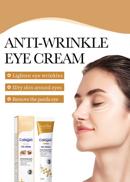 1/2pcs  Collagen Eye skincare Cream  Anti Dark Circles Eye Bags Moisturizing Firming Cream for Eyes Skin Care