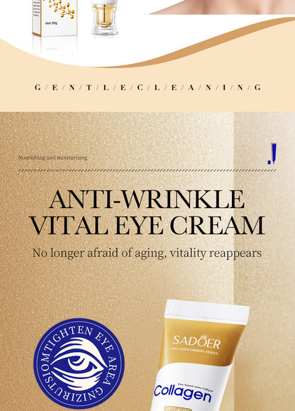 1/2pcs  Collagen Eye skincare Cream  Anti Dark Circles Eye Bags Moisturizing Firming Cream for Eyes Skin Care