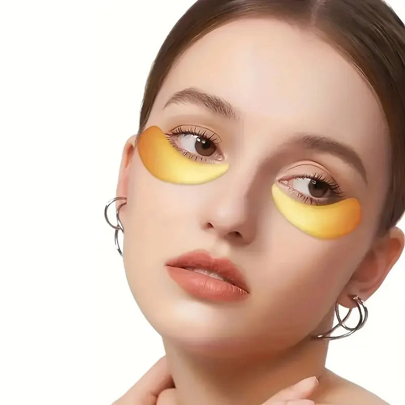 24K Gold Collagen Eye Mask Anti Dark Circles Eyes Bags Moisturizing Anti-Wrinkles Eye Patches Eyes Skin Care Products