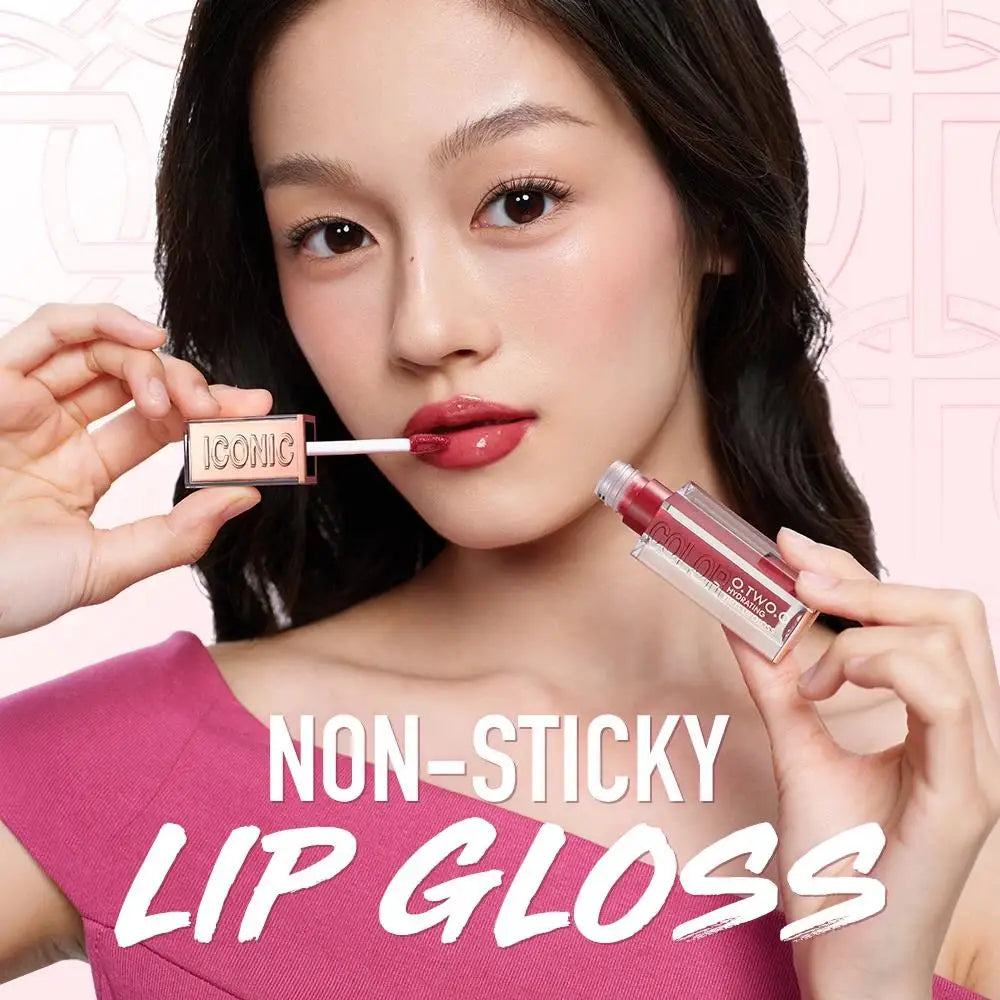 Plumping Lip Gloss Hydrating Vinyl Shine Waterproof Non Sticky Moisturizing Nourishing Lightweight Sexy High Impact