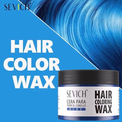 Hair Colour Wax Temporary  Hair Color Wax Easy To Wash DIY Hairs Dyed Mud Long Lasting Paint Coloring Cream Colored Hair Dye