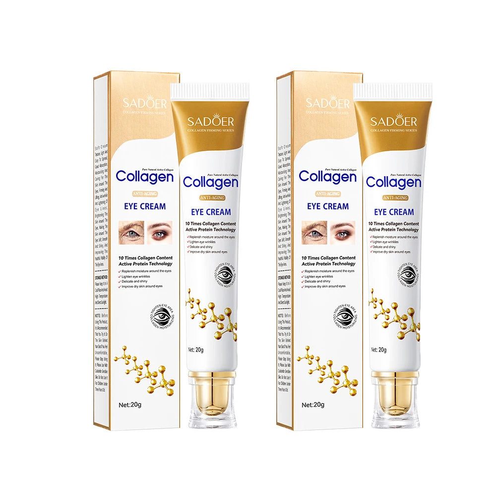 1/2pcs  Collagen Eye skincare Cream  Anti Dark Circles Eye Bags Moisturizing Firming Cream for Eyes Skin Care