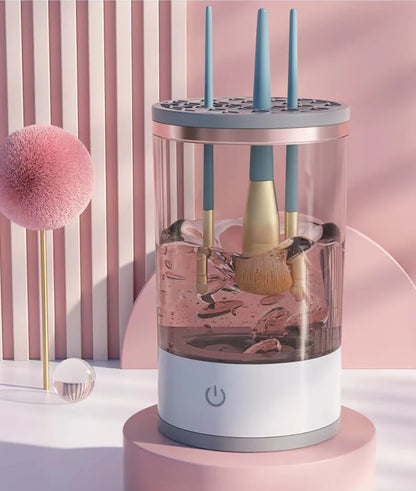 Electric Makeup Brush Cleaner Automatic Makeup Brush Cleaner USB Portable Cosmetic Makeup Brush Washing Machine Rotary Cleaning