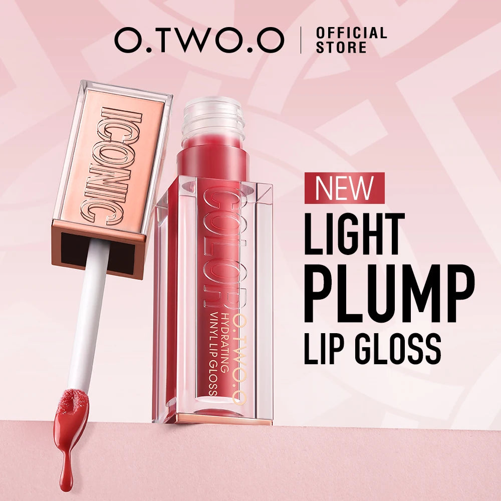 Plumping Lip Gloss Hydrating Vinyl Shine Waterproof Non Sticky Moisturizing Nourishing Lightweight Sexy High Impact
