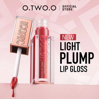 Plumping Lip Gloss Hydrating Vinyl Shine Waterproof Non Sticky Moisturizing Nourishing Lightweight Sexy High Impact