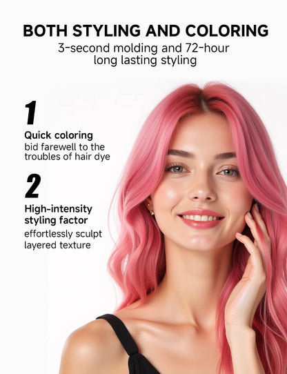 Hair Colour Wax Temporary  Hair Color Wax Easy To Wash DIY Hairs Dyed Mud Long Lasting Paint Coloring Cream Colored Hair Dye