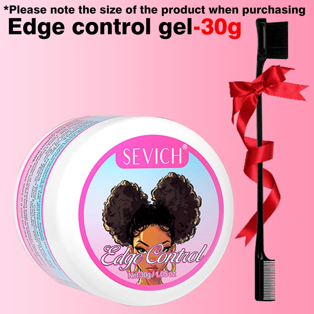 Edge Control Gel Set Hair Braiding Gel Biotin Anti Break Hair Wax Non-Greasy Hair Styling Cream Anti-Frizz Wax Stick For Wig