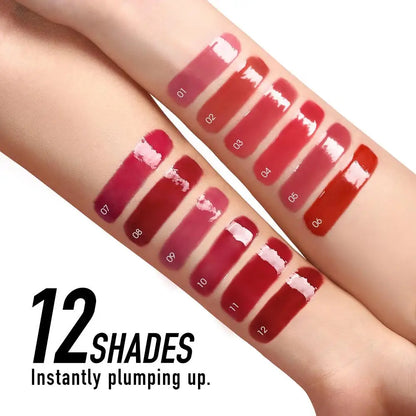 Plumping Lip Gloss Hydrating Vinyl Shine Waterproof Non Sticky Moisturizing Nourishing Lightweight Sexy High Impact