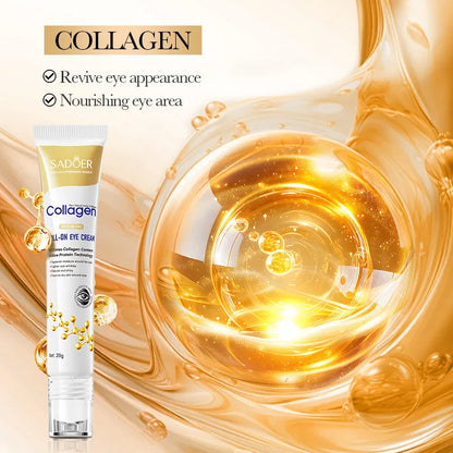 1/2pcs  Collagen Eye skincare Cream  Anti Dark Circles Eye Bags Moisturizing Firming Cream for Eyes Skin Care