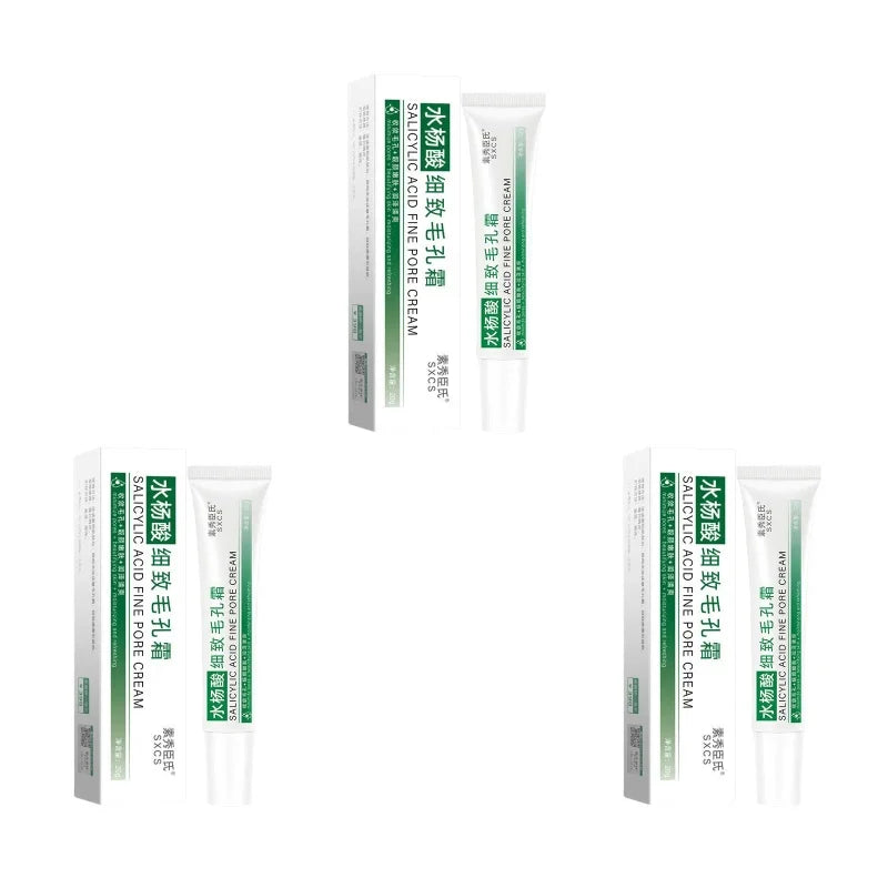 Pore Shrinking Cream Acne Pit Repair Product For Men Women Remove Acne Print Scar Large Pore Anti-Inflammatory Smooth Skin Cream