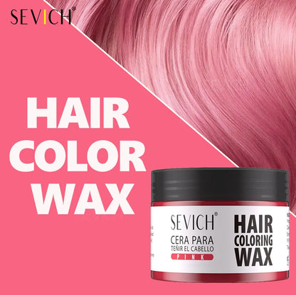 Hair Colour Wax Temporary  Hair Color Wax Easy To Wash DIY Hairs Dyed Mud Long Lasting Paint Coloring Cream Colored Hair Dye