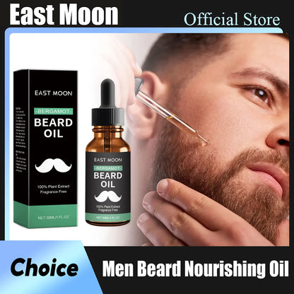 Men Beard Nourishing Oil Trim Care Reduce Loss Strengthen Soften Prevent Frizz Improve Nourish Promote Regrowth Beard Growth Oil