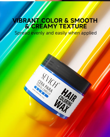 Hair Colour Wax Temporary  Hair Color Wax Easy To Wash DIY Hairs Dyed Mud Long Lasting Paint Coloring Cream Colored Hair Dye