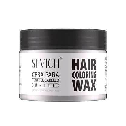 Hair Colour Wax Temporary  Hair Color Wax Easy To Wash DIY Hairs Dyed Mud Long Lasting Paint Coloring Cream Colored Hair Dye