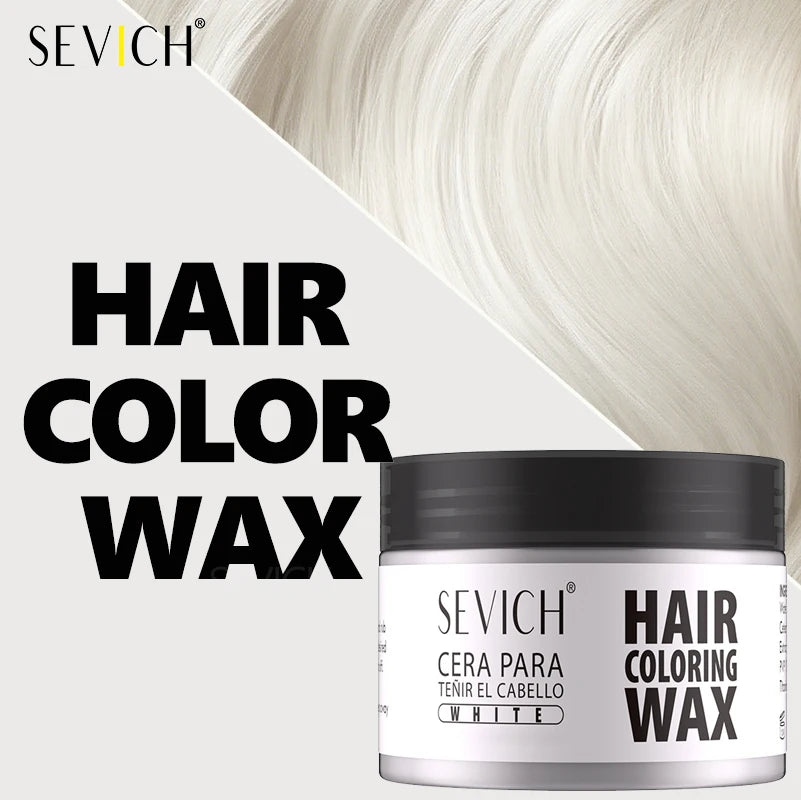 Hair Colour Wax Temporary  Hair Color Wax Easy To Wash DIY Hairs Dyed Mud Long Lasting Paint Coloring Cream Colored Hair Dye